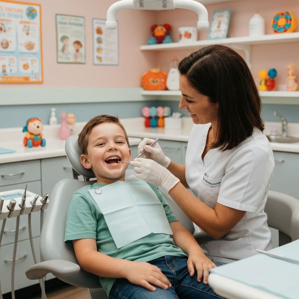 Child orthodontic examination
