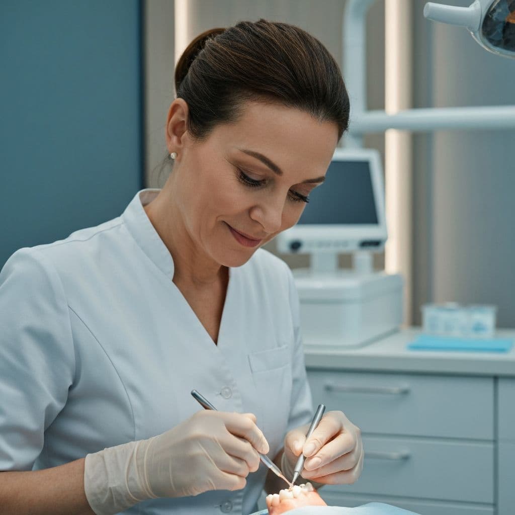 Dental filling procedure